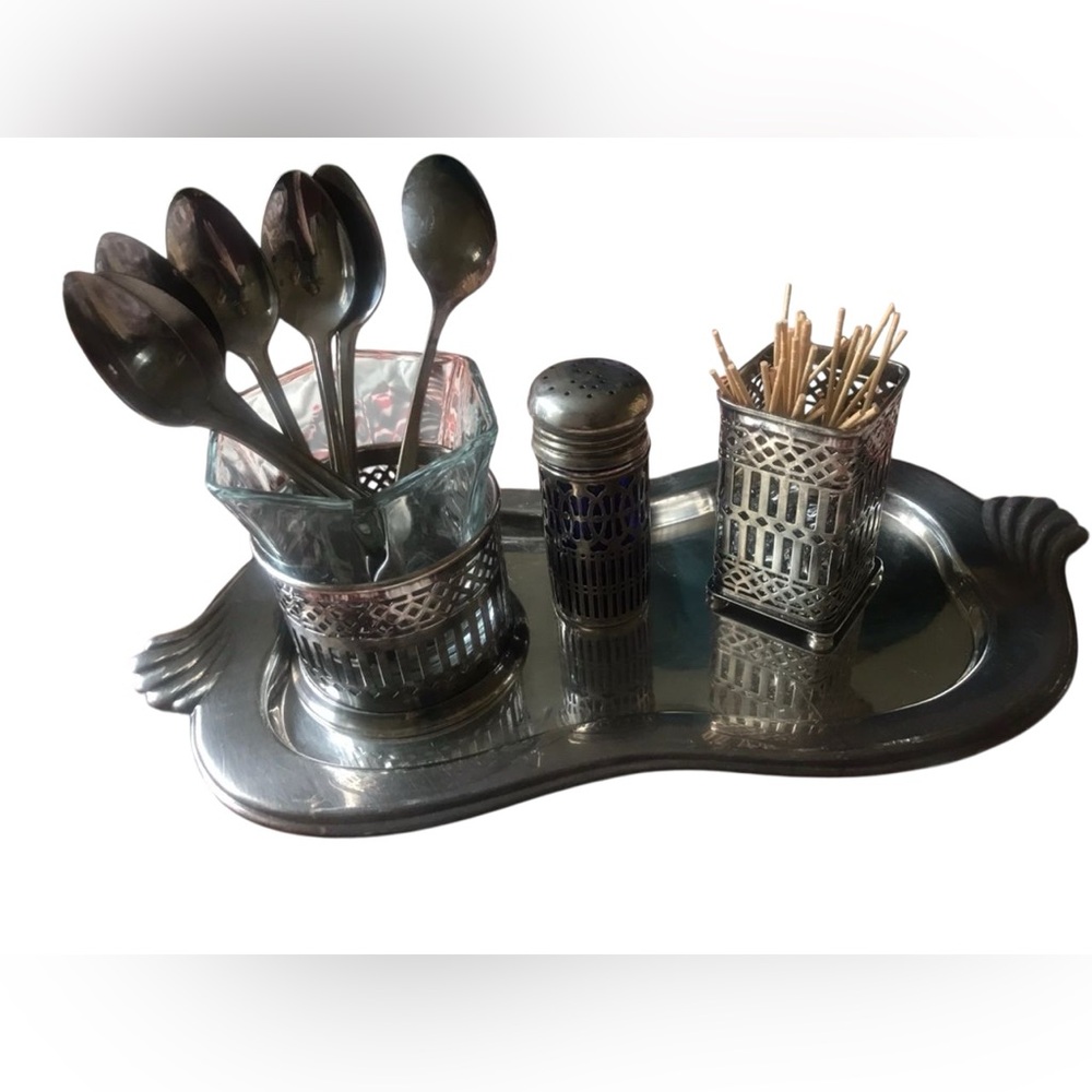 Vintage/ Antique silver plated set